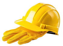 vecteezy_a-yellow-hardhat-and-glove-isolated_26991990 1