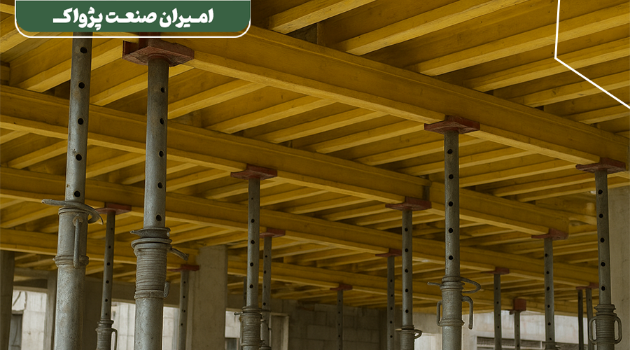 داربست چکشی در کفراژبندی سقف‌ها